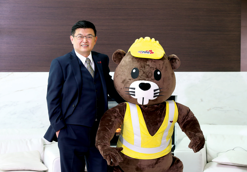 蒋浩参加建筑行业活动
